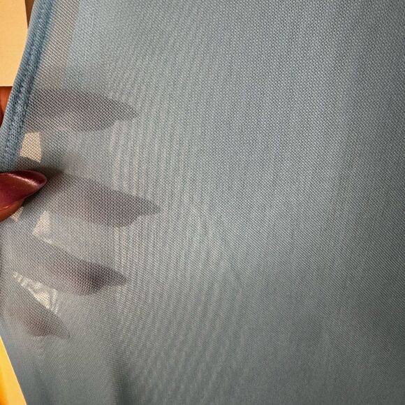 Wild Fable Light Blue Mesh swim cover up size XS - Picture 6 of 6